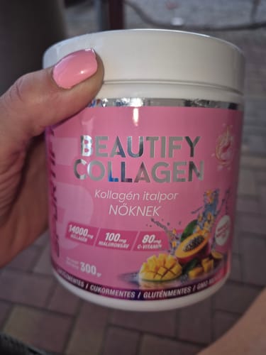 Customer photo review of Beautify Kollagén italpor nőknek