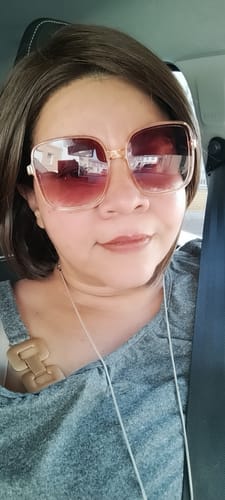 Customer photo review of [PRE-ORDER] JBEXTENSION 12 Inches Bob Cut Brown Pre-Cut Snowflake Lace Frontlace Glueless Wig KHLOE BROWN【PERMATEASE】