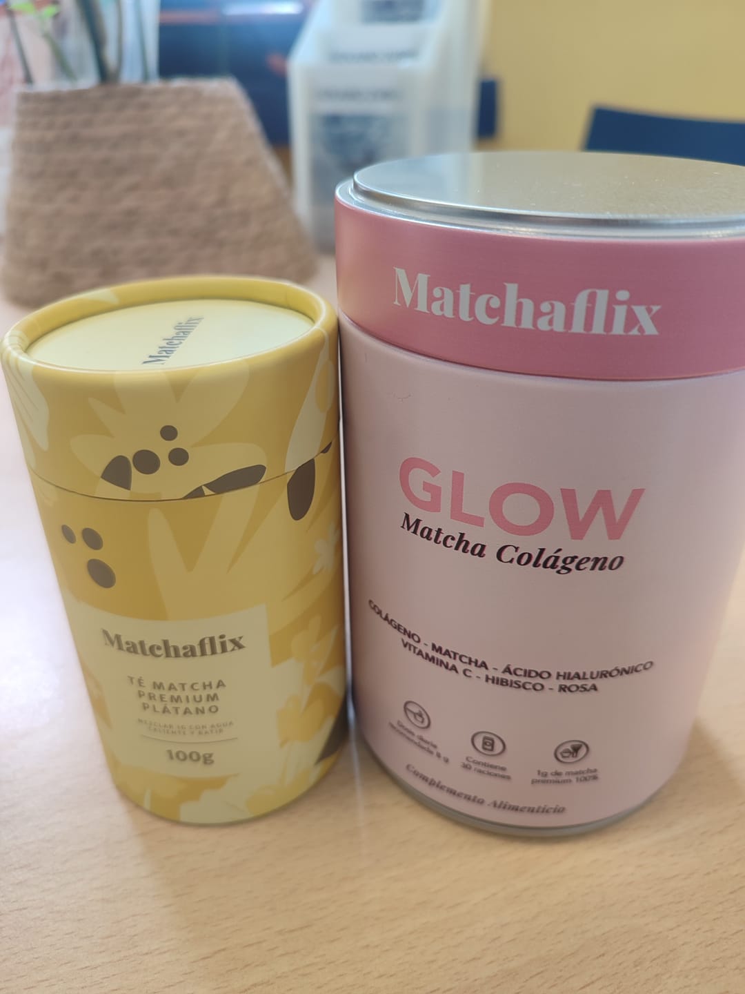Customer photo review of Té Matcha Premium Plátano