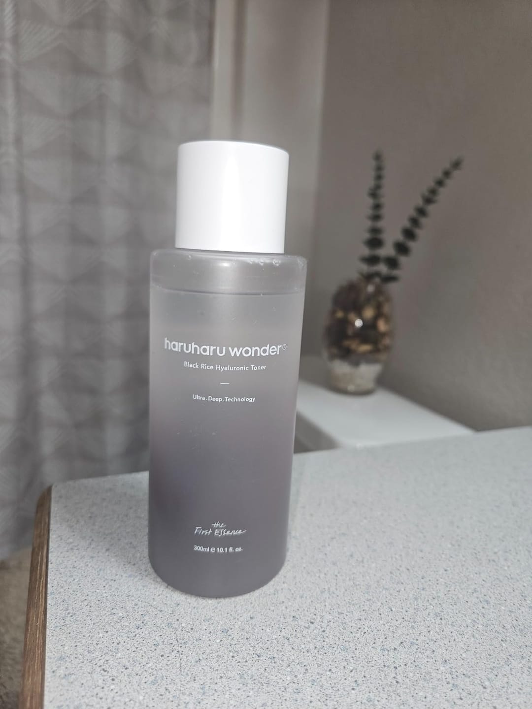 Customer photo review of BLACK RICE hyaluronic toner