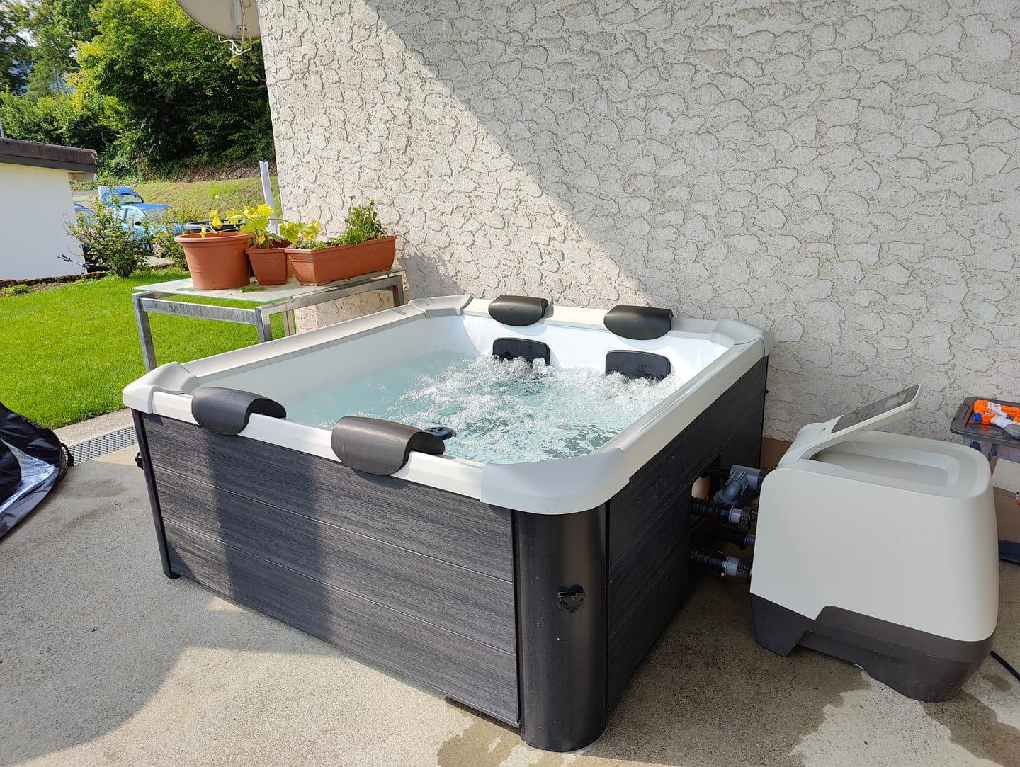 Customer photo review of Mspa Whirlpool Oslo LED 2025 160x160cm