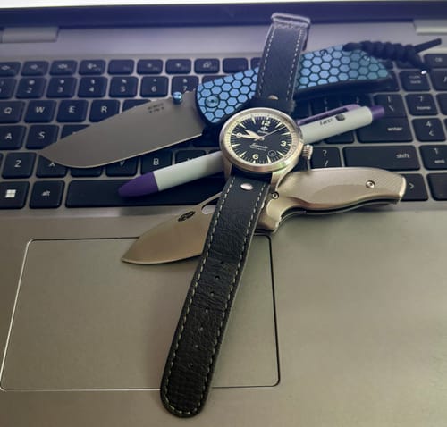 Joshua Christian H. review of PM MAC2 3.5 - Drop Point Honeycomb Blk/Blu image 1 out of 1