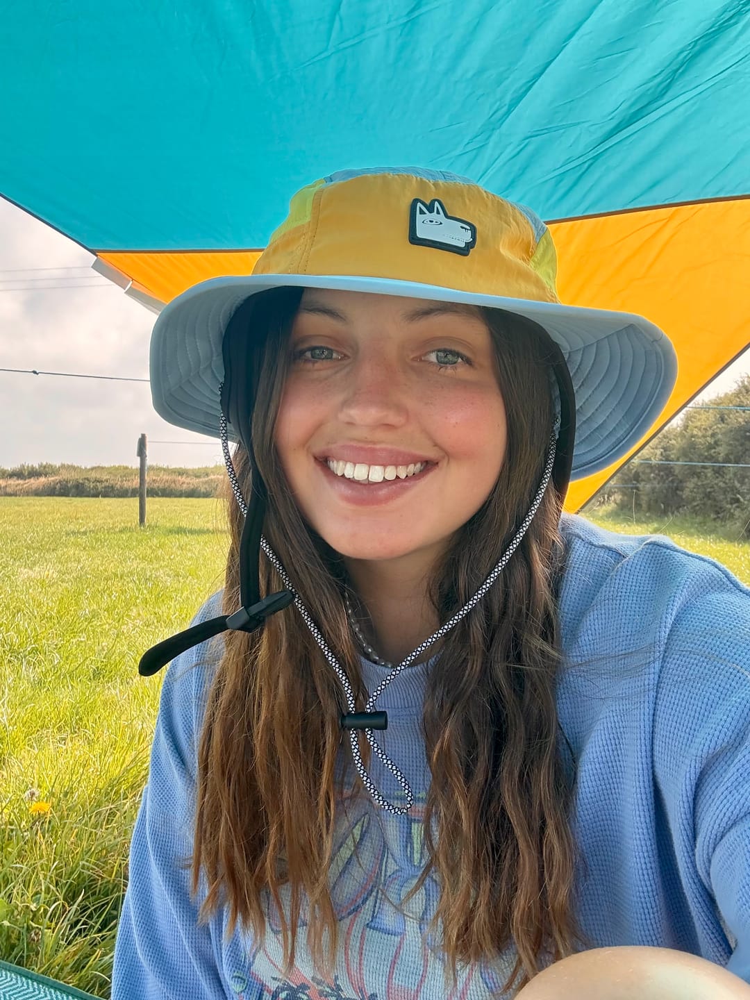 Customer photo review of Mum's Pav Wide Brim Surf Hat UPF 50+
