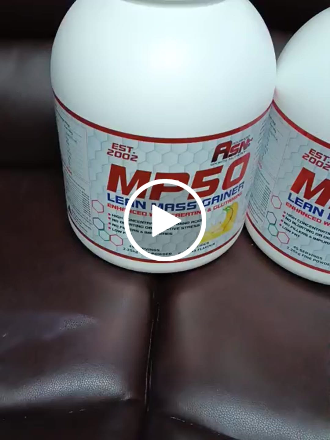 Customer video review of MP50 Massive Mass Gainer