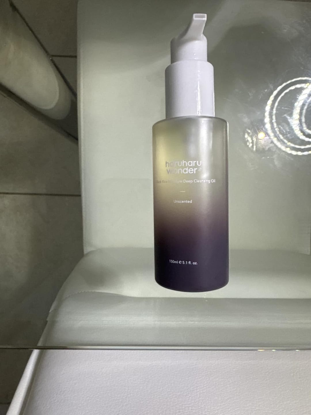Customer photo review of BLACK RICE moisture cleansing oil