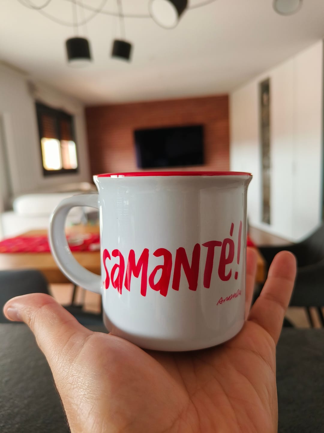 Customer photo review of Taza "Samanté!" vintage