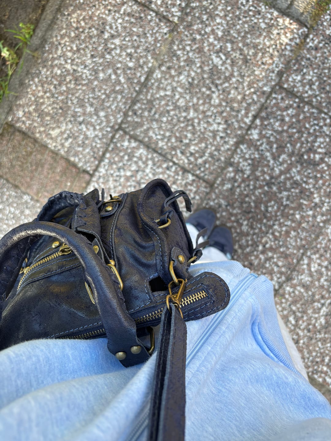 Customer photo review of Mini it girl bag navy