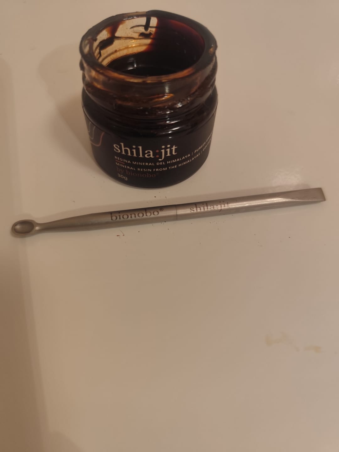 Customer photo review of Shilajit Dorado | Crudo y secado al sol +5000m | 30g de máxima pureza