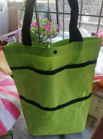 Customer photo review of Ceger kolica za kupovinu sa točkićima