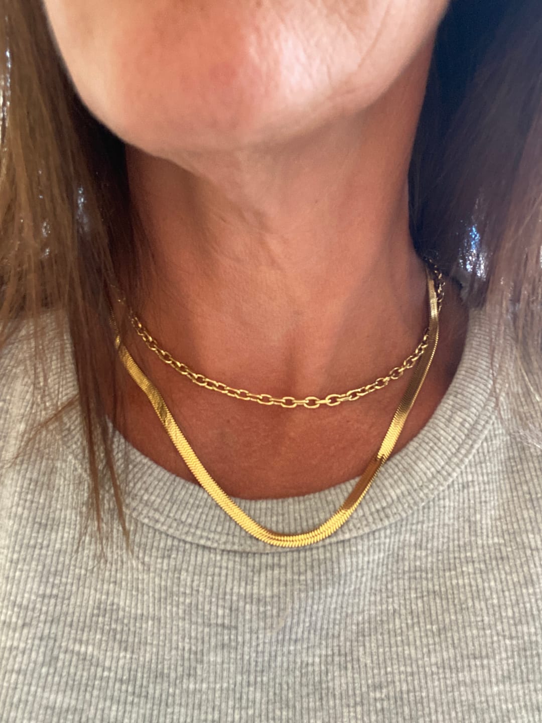Customer photo review of Cuban Choker Necklace