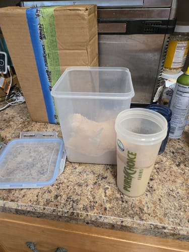 Customer photo review of Whey Protein Isolate Chocolate