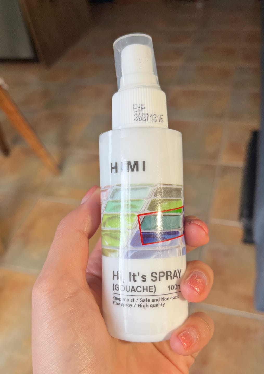 Customer photo review of Himi - Spray Protector Antihongos e Hidratador Para Gouache y Acrílicos