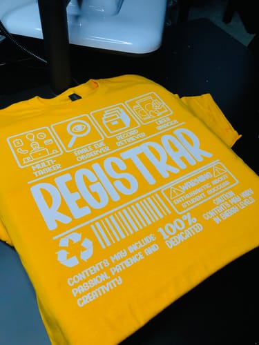 Customer photo review of Gildan Heavy Cotton T-shirt (Small to XLarge)