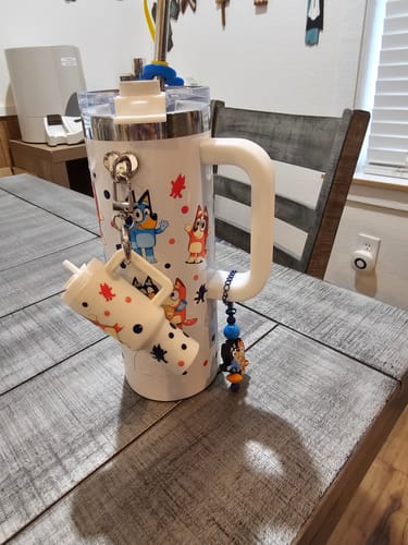 Customer photo review of Wholesale 5pcs 16oz UV DTF Cup Stickers Wrap Book Flower Coffee Pattern Cup Accessories