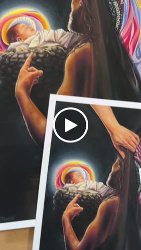 Customer video review of 8x12 Giclee Fine Art Prints