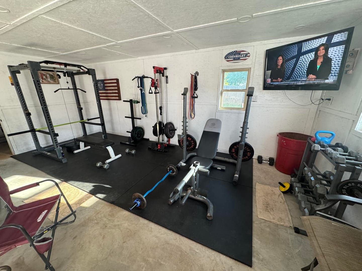 Customer photo review of MIKOLO G3 Plate Loaded Pulley Tower