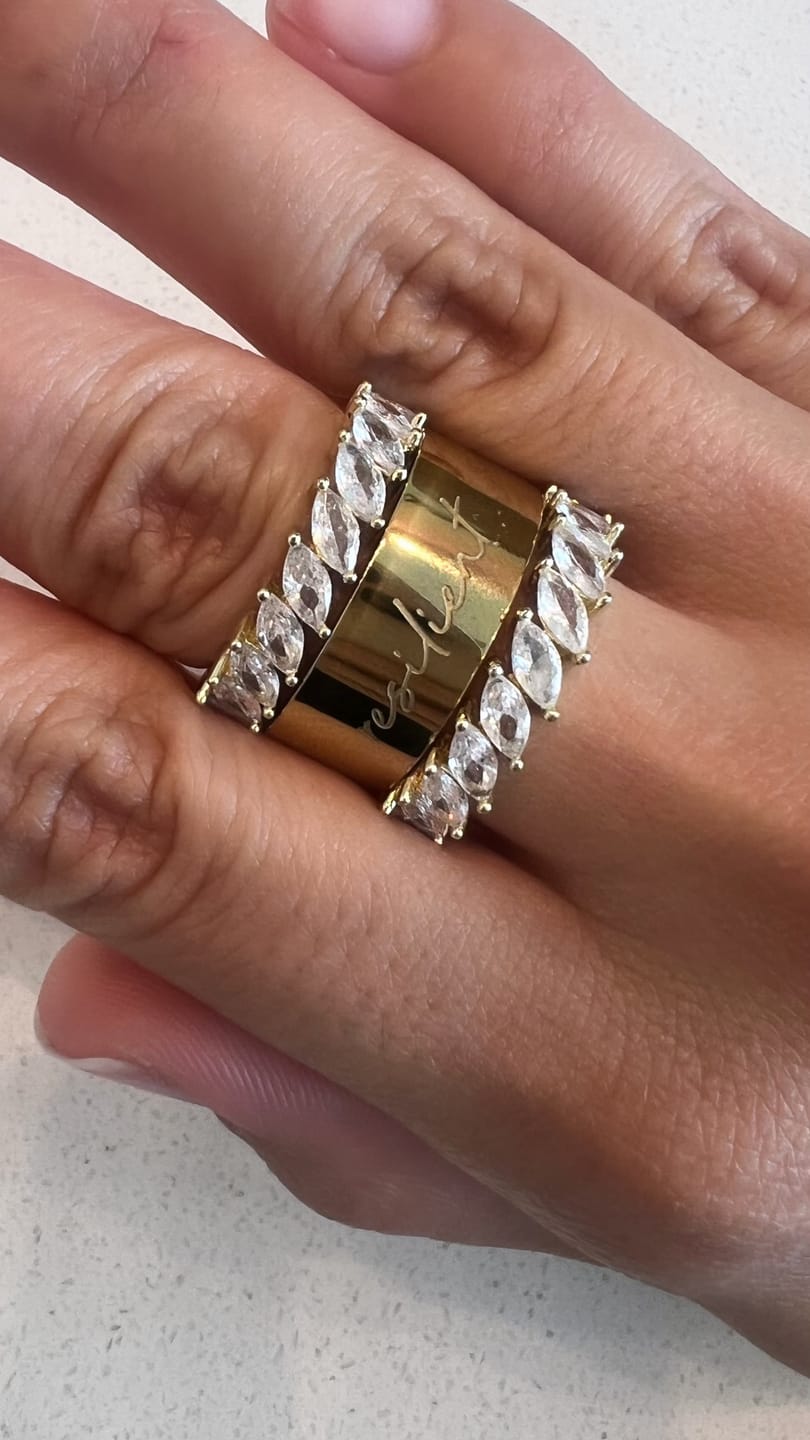 Customer photo review of Resilient Ring — Affirmation Ring Collection