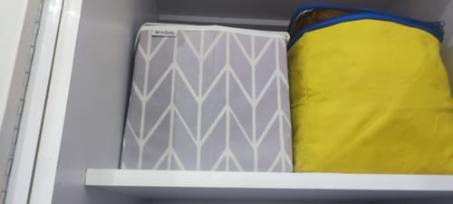 Customer photo review of Storage Box with Lid - Lilac (Available in 2 colors)
