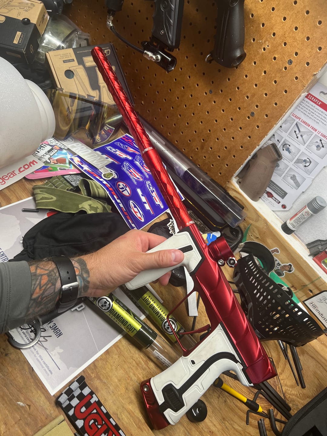 Customer photo review of “DIAMOND CUT” GRIP BARREL BACK (S63 AND PWR COMPATIBLE)