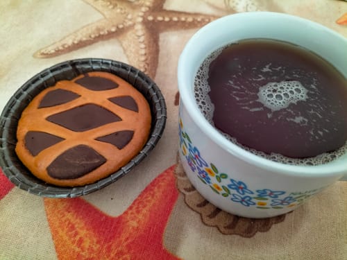 Customer photo review of Crostatine con crema al cioccolato