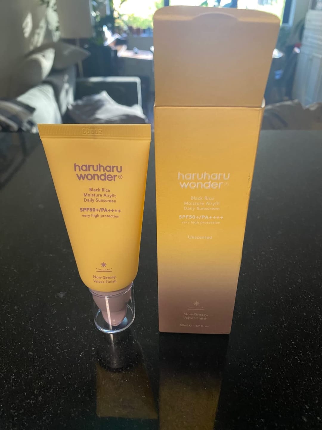 Customer photo review of BLACK RICE moisture airyfit daily sunscreen SPF50+ PA++++