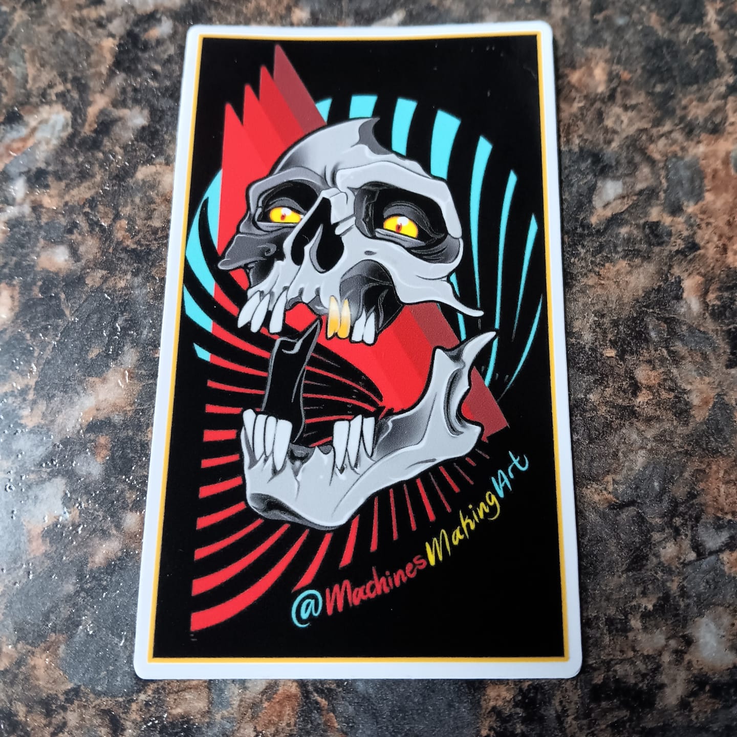 Customer photo review of Rectangle Stickers