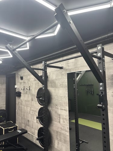 Customer photo review of Wall Mounted Pull Up Bar/Rig (Incl. Monkey Bar)