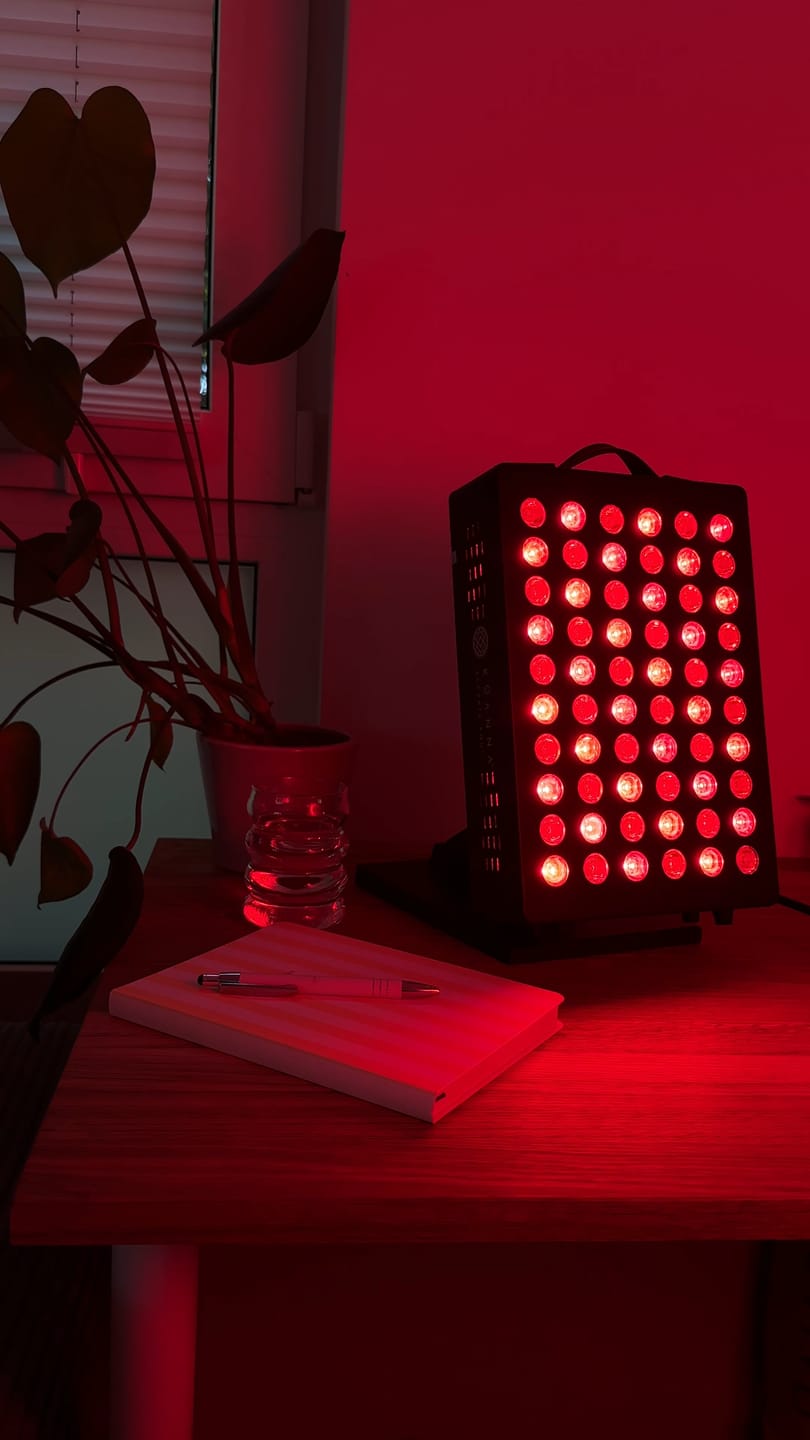 Customer photo review of Koanna® Luma300™ – Kraftvolles, kompaktes Rotlicht-Panel