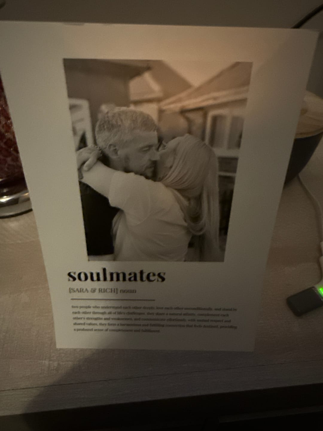 Customer photo review of Personalised Friendship Definition Photo Print