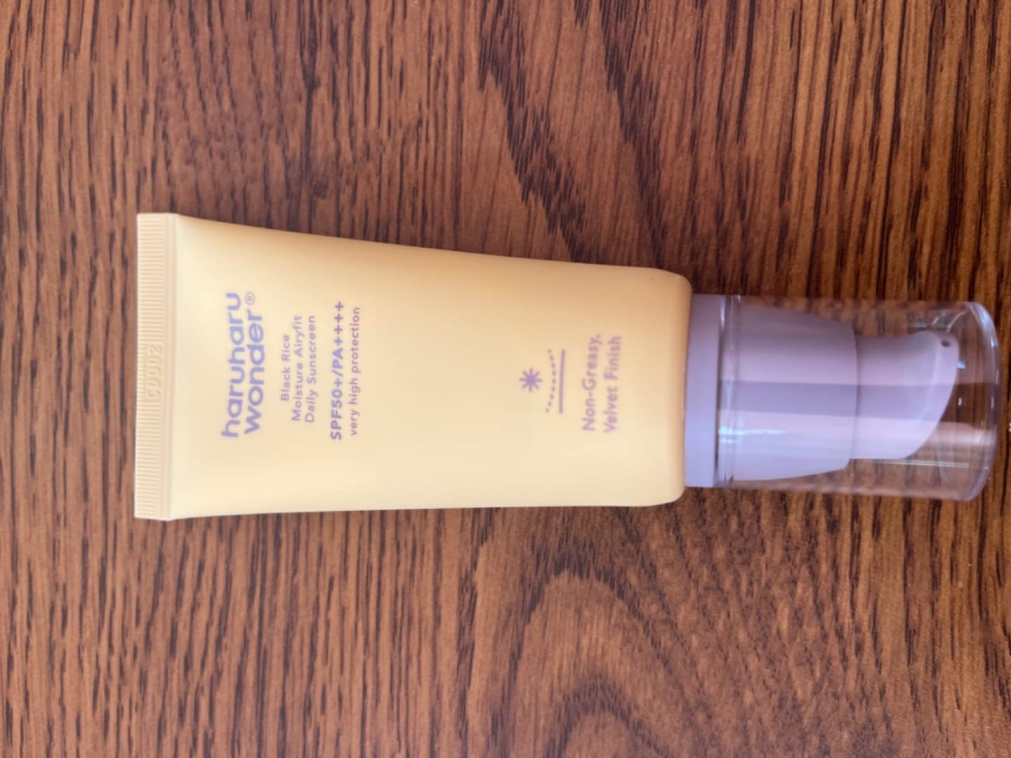 Customer photo review of BLACK RICE moisture airyfit daily sunscreen SPF50+ PA++++