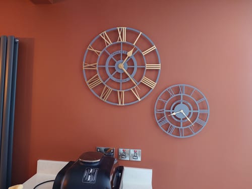 Customer photo review of Thomas Kent London. Bright Star Wall Clock 16" (40cm) Slate *NEW*