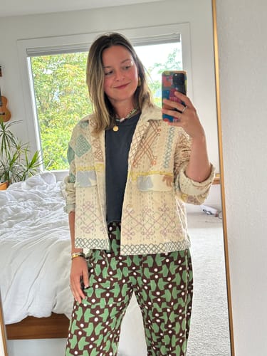 Customer photo review of ASTRID JACKET | GARDEN MOSAIC