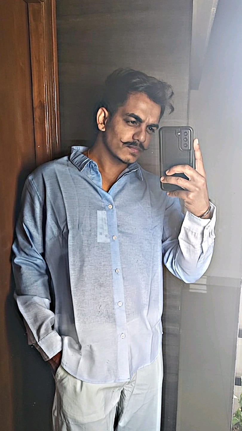 Customer photo review of Blue Ombre Shirt