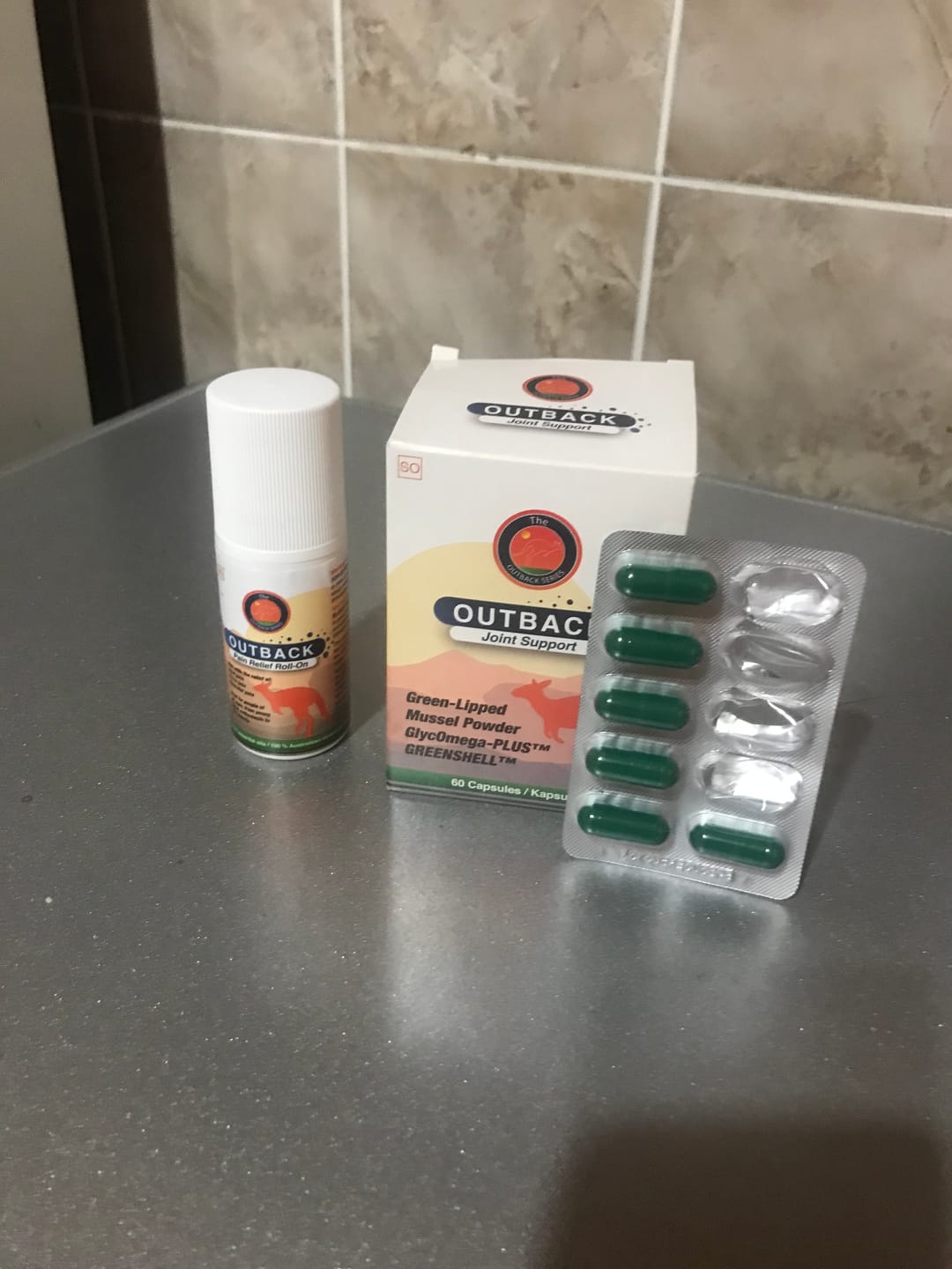 Customer photo review of Buy Joint Support, Get a Free 50ml Outback Roll on