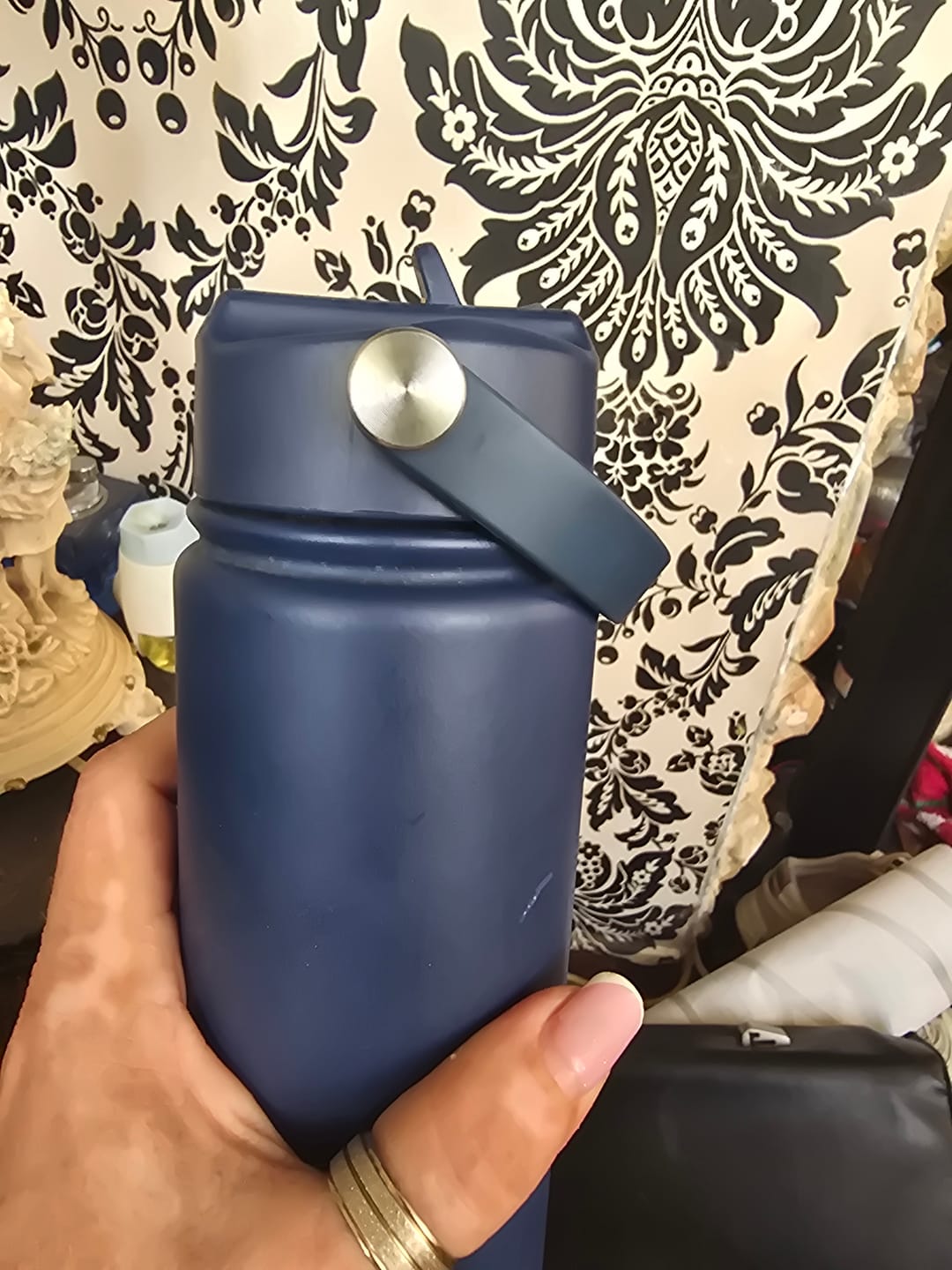 Customer photo review of DOZZE Water Bottle Straw Lid