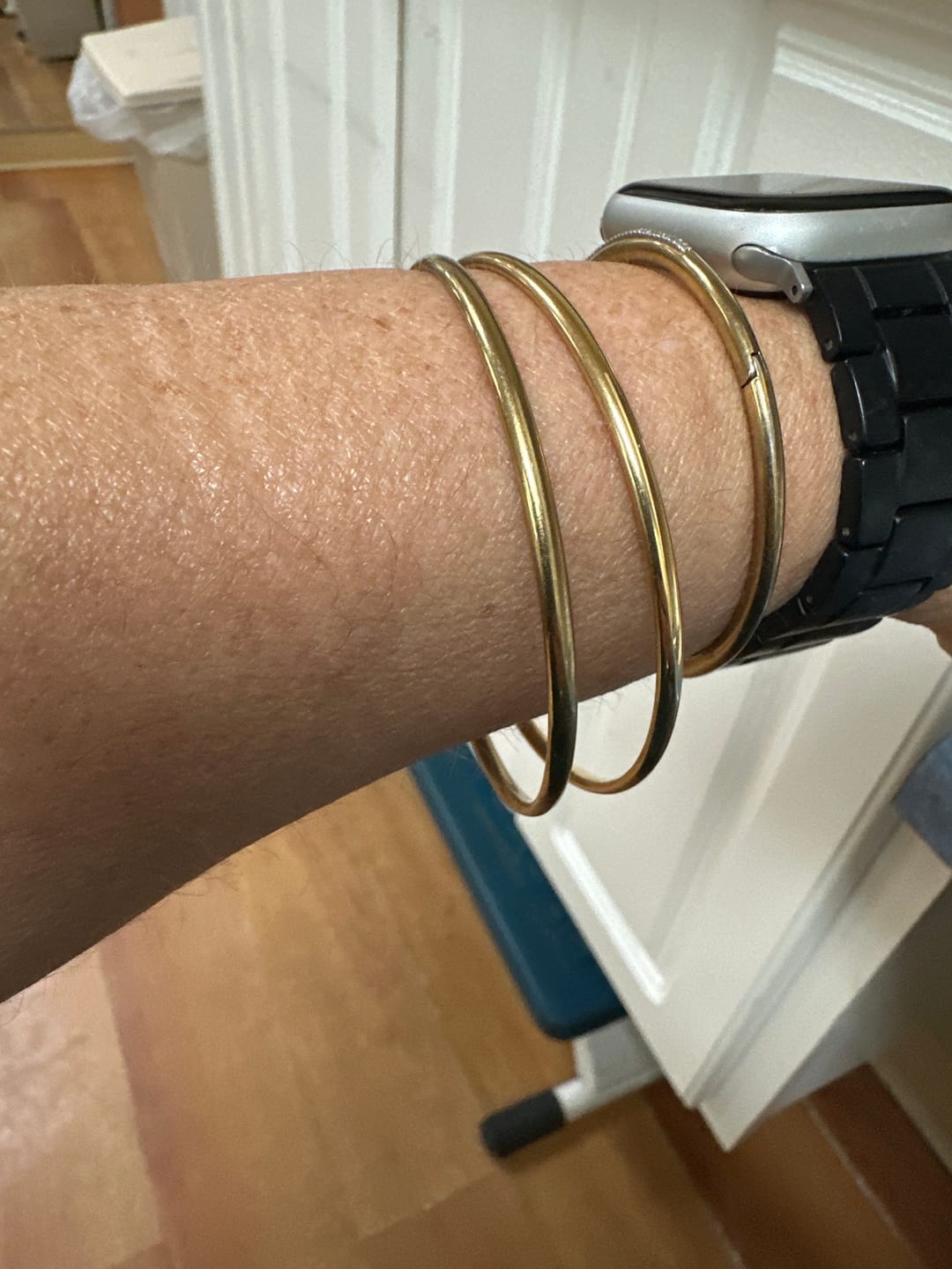 Customer photo review of Classic Gold Bangle