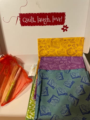 Customer photo review of Mrs Quilty Subscription Box 2