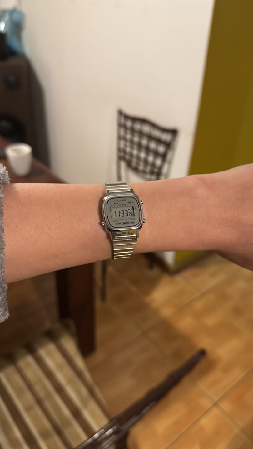 Customer photo review of Reloj Casio Vintage LA670WA-7DF Plateado