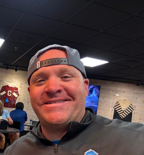 Customer photo review of Big Flat Bill Structured Watersport Hat