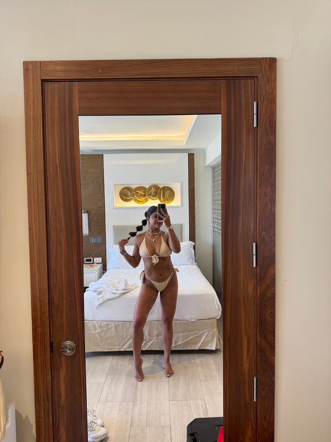 Customer photo review of Brazil Top - Soft Beige