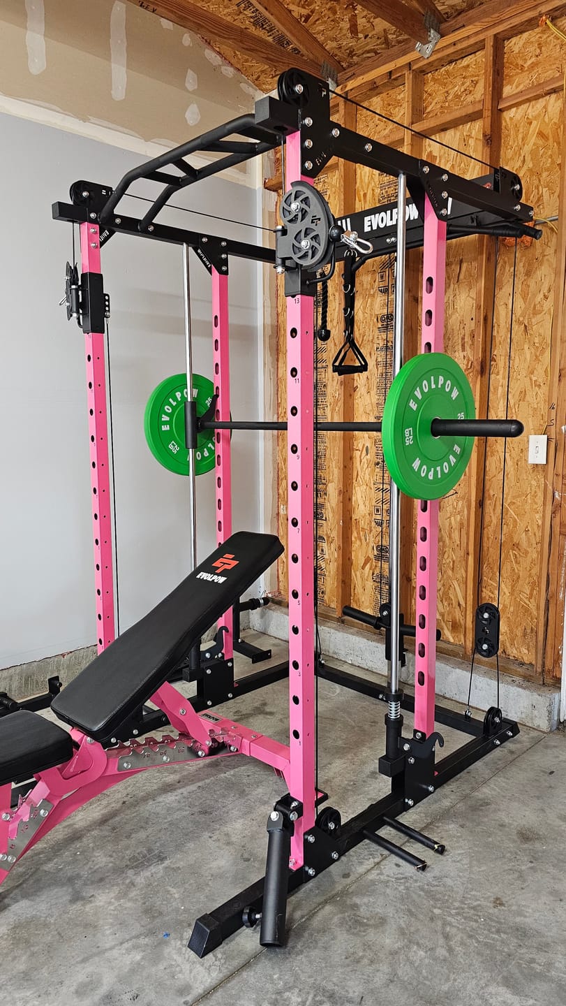 Customer photo review of EVOLPOW M2D Brute All-in-One Smith Machine Home Gym