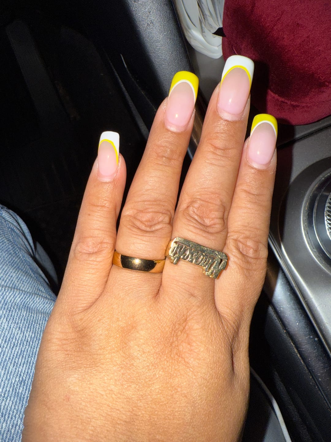 Customer photo review of Simple Band Ring