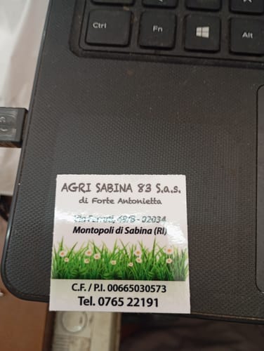 Customer photo review of Sticker Vinile Classico