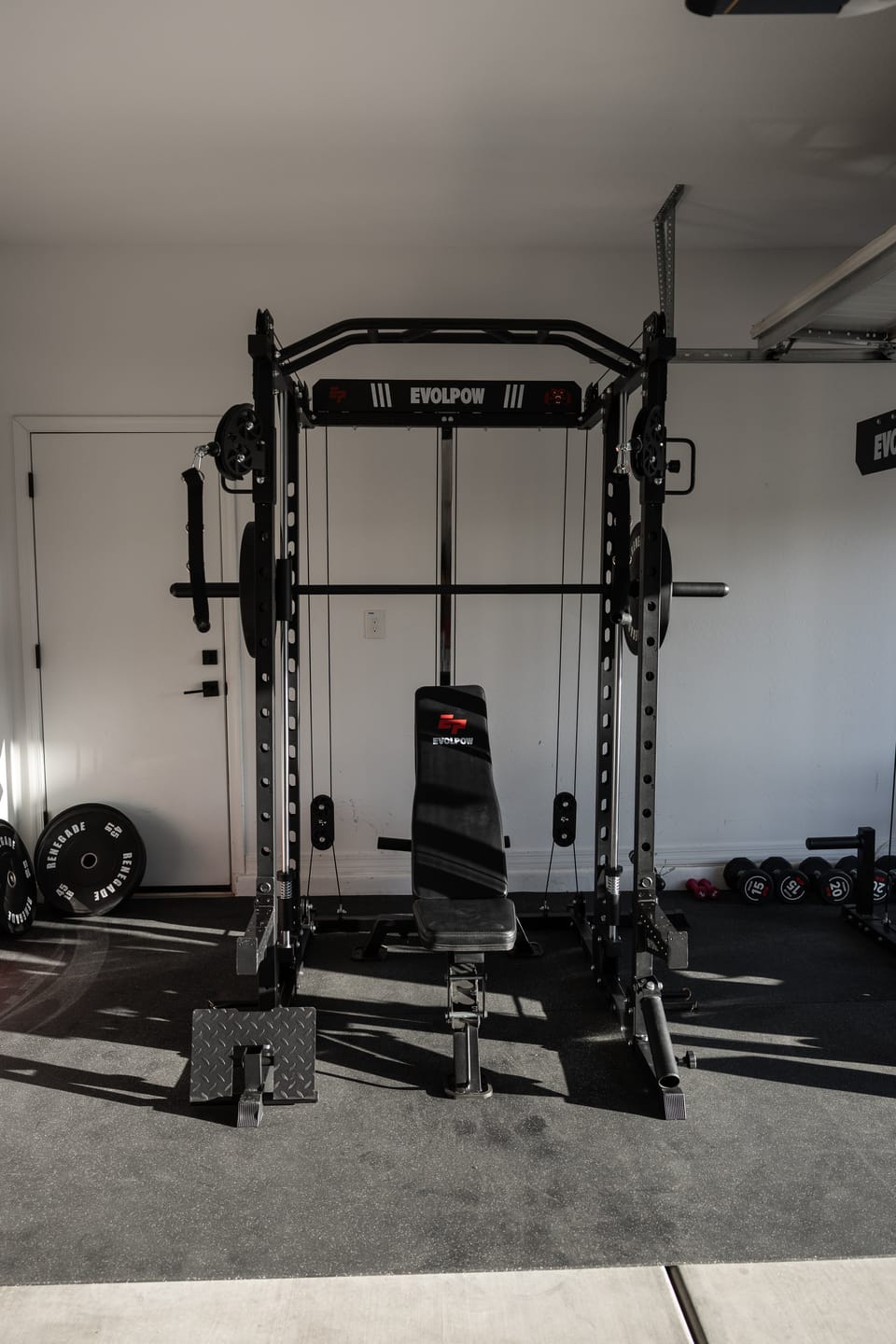 Customer photo review of EVOLPOW M2D Brute All-in-One Smith Machine Home Gym