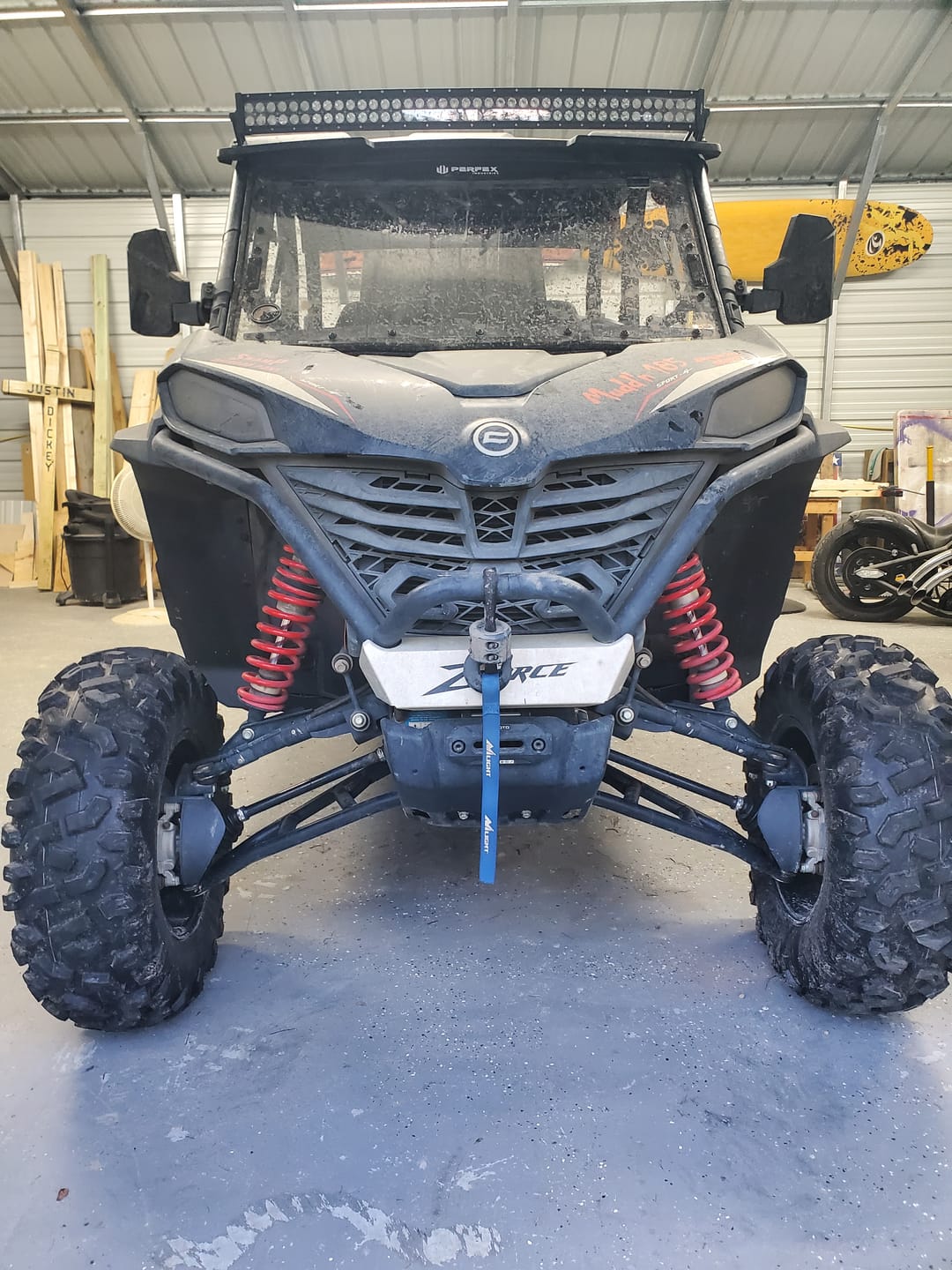 Customer photo review of 2023 to 2025 CFMoto ZForce 950 Sport & 950 Sport-4 — 2in Lift Kit