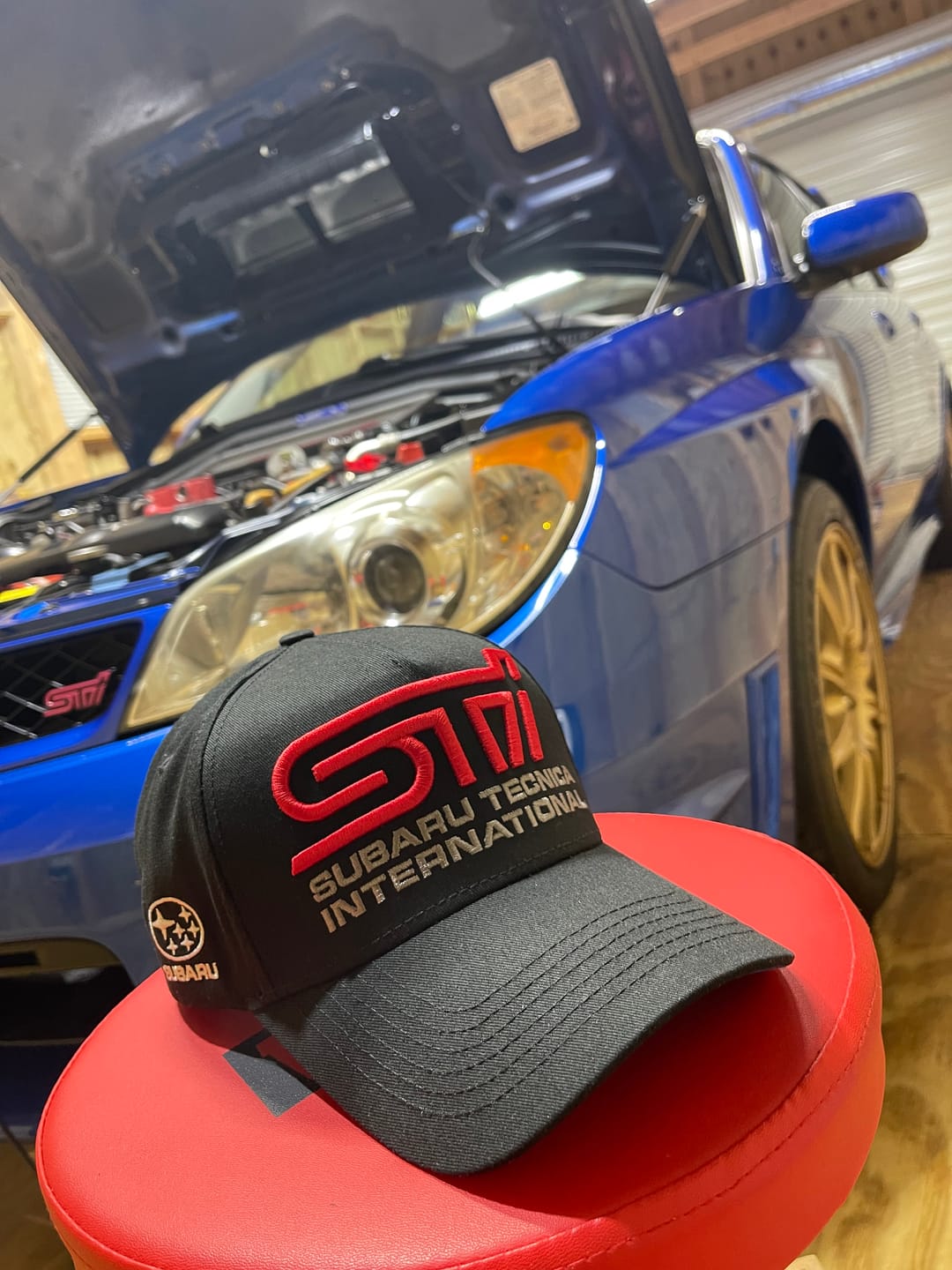 Customer photo review of Subaru WRX STI A-Frame Cap