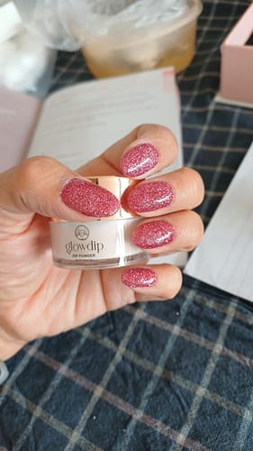 Customer photo review of Oatmeal Dipping Powder