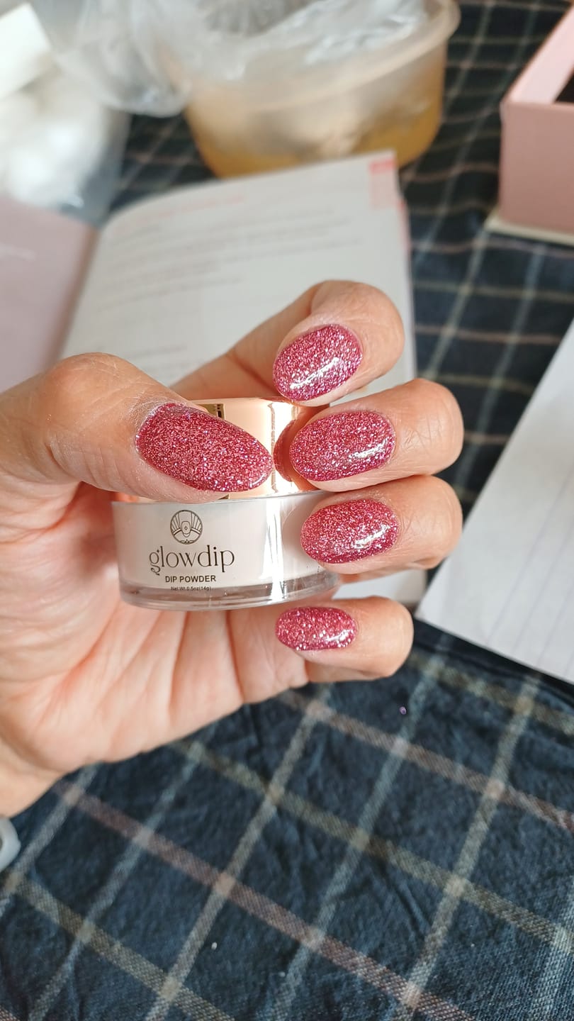 Customer photo review of Oatmeal Dipping Powder