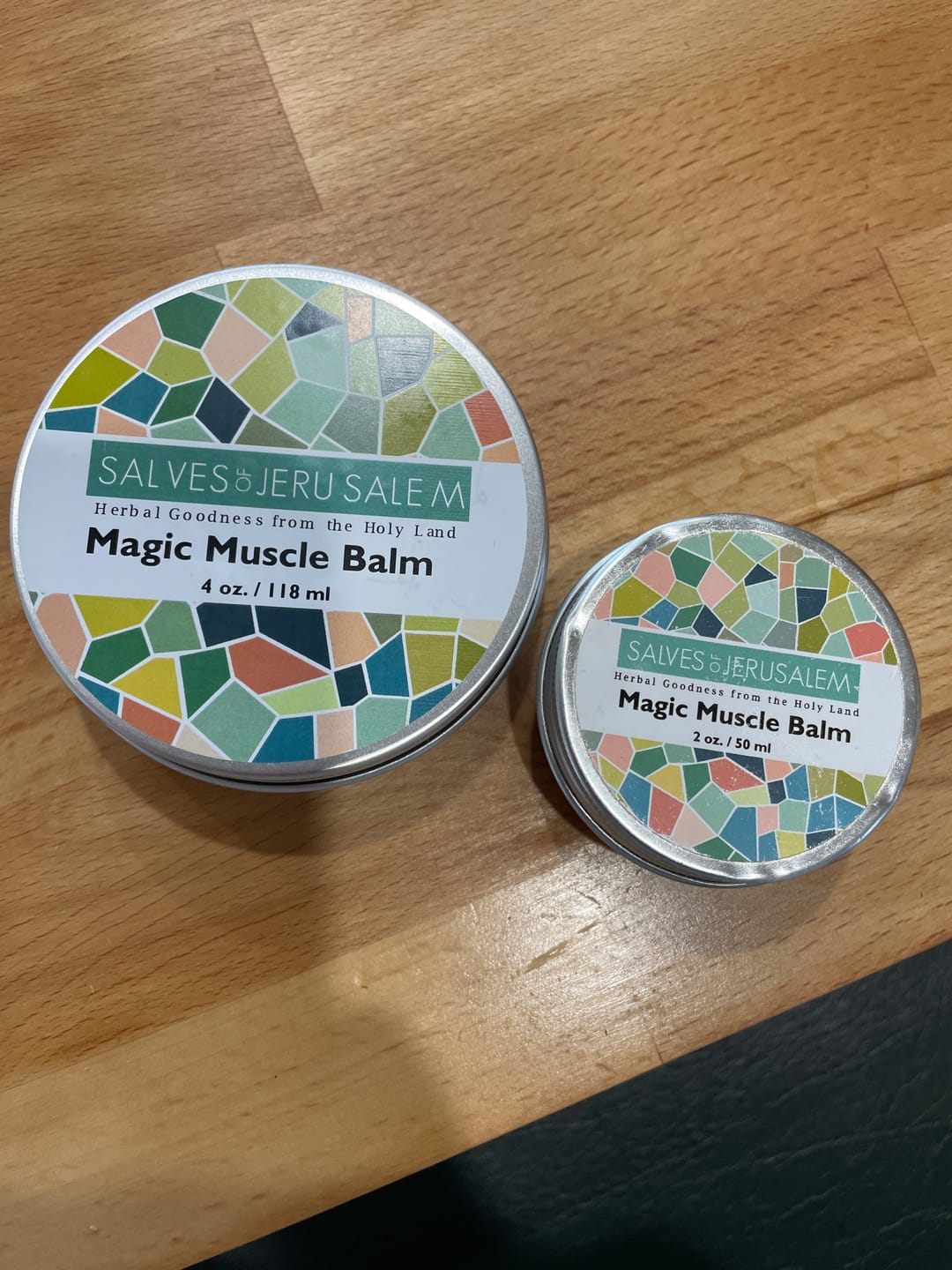 Customer photo review of Magic Muscle Balm - 113ml (4oz)