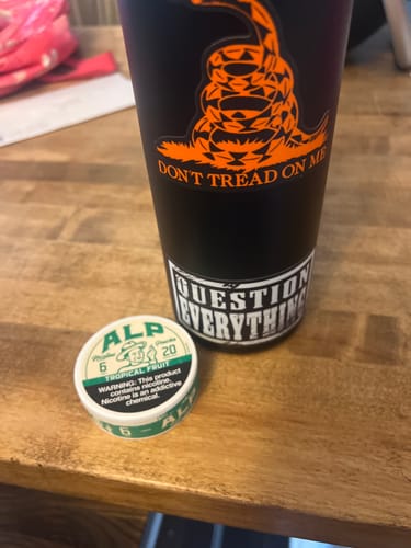 Customer photo review of Tropical Fruit Nicotine Pouches